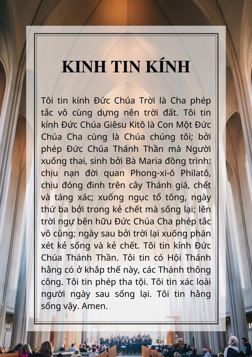 Kinh Tin Kính bản ngắn