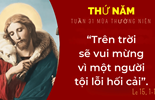 Lời Chúa Ngày 06/11/2025: Thứ Năm tuần 31 Thường niên năm I - Thiên Chúa giàu lòng thương xót (Lc 15,1-10)