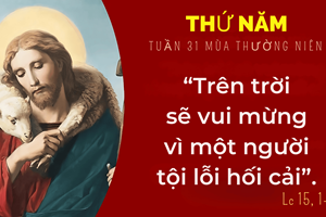 Lời Chúa Ngày 06/11/2025: Thứ Năm tuần 31 Thường niên năm I - Thiên Chúa giàu lòng thương xót (Lc 15,1-10)