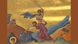 Sts. Aquila and Priscilla, disciples of st. Paul