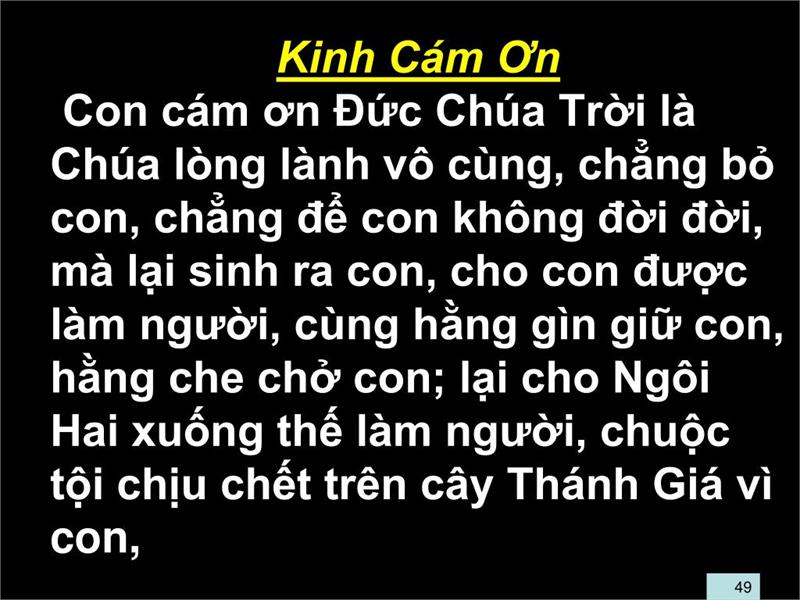 Kinh Cám Ơn