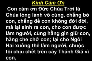 Kinh Cám Ơn