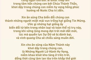 Kinh Năm Thánh 2025