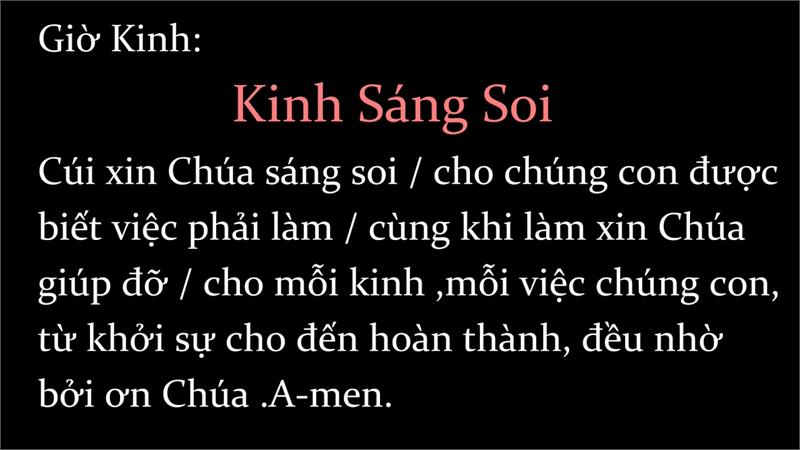 Kinh Sáng Soi