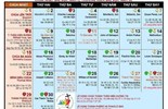 Lịch Công Giáo Tháng 6